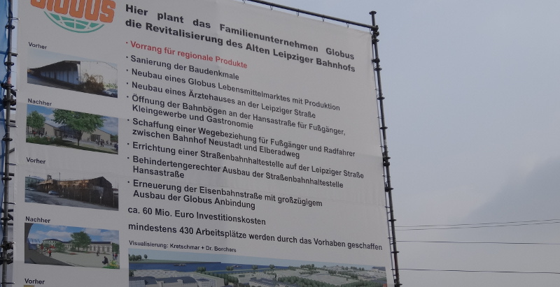 Globus Aufsteller
