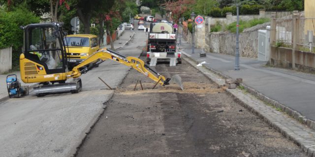 Schützenhofstraße Baustelle 1805