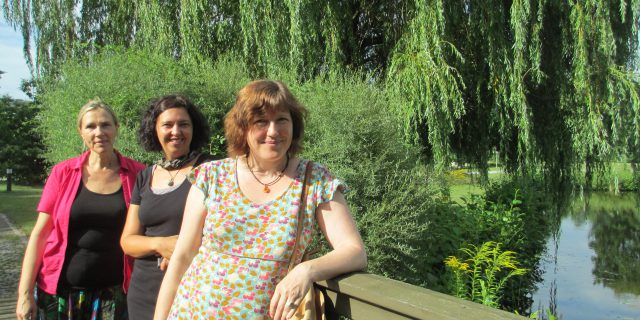 Ines Becker, Wibke Wolf und Elke Gebert eröffnen in Trachenberge eine Kita im Grünen