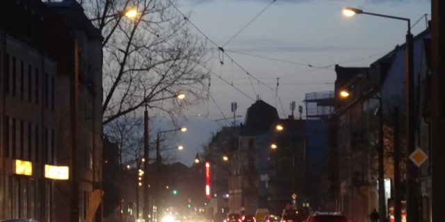 Straßenbeleuchtung Leipziger Str 1602
