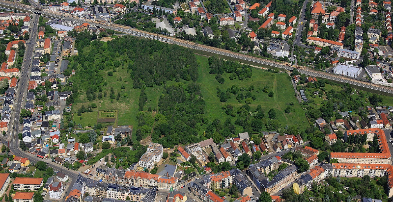 Hufeweisen Trachau Luftbild Peter Haschenz 2014
