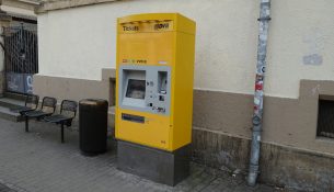 Fahrscheinautomat Trachenberger Platz