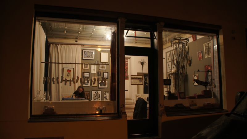 Das Atelier für Kunst und Kurioses auf der Torgauer Straße 24