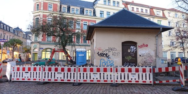 Trafo Konkordienplatz Bausstelle