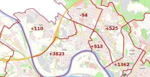 bevölkerungsprognose pieschen karte