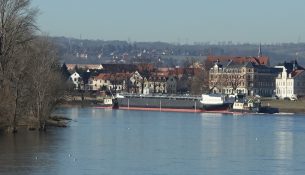 Schiff Rohbau Elbe