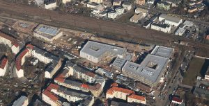 Schulstandort Gehestraße luftaufnahme