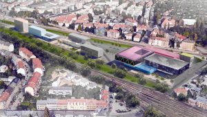 Sport Multiplex Vogelperspektive