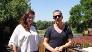 Marketingleiterin Susann Röhringer und Geschäftsführer Ronny Rahmelow vom Citybeach Dresden