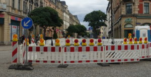 Drewag Oschatzer Straße Baustelle 2020