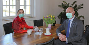 Klinikum Dresden Amtseinführung Marcus Polle Klaudia Kaufmann