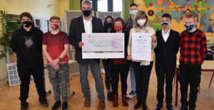 Makarenkoschule_Saechsischer Europapreis Scheck