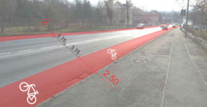 radeburger strasse radverkehr