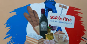 Frankreichladen Weinpräsentation