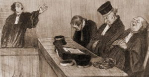 Gerichtsverhandlung, Honore Daumier
