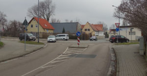 Kreisverkehr Übigau Baubeginn