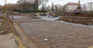 Marina Garden Baubeginn Tiefgarage