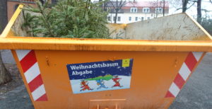 Weihnachtsbaum kostenlos entsorgen