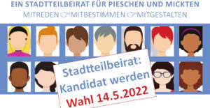 Stadtteilbeirat Kandidatenaufruf 2022