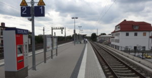 Trachau Haltepunkt Gleise