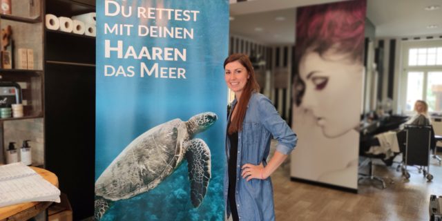Eileen Schulz ist froh "Hair help the Oceans" zu unterstützen. - Foto: Maren Kaster