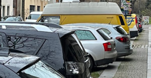 Parken Autos Anwohnerparken