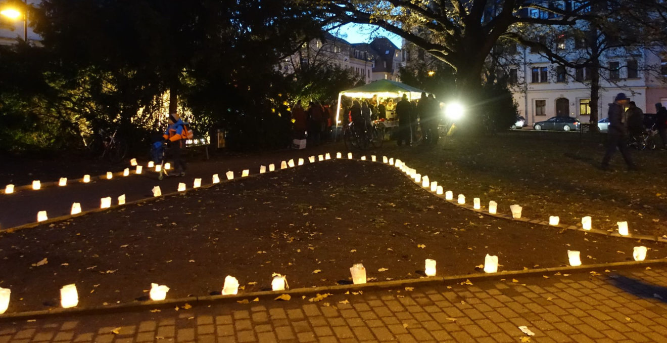Netzwerk Seniorenarbeit Pieschen lädt ein: 5. Lichterfest auf dem Leisniger Platz