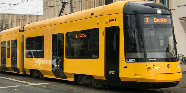 DVB Linie 3 neuer Stadtbahnwagen