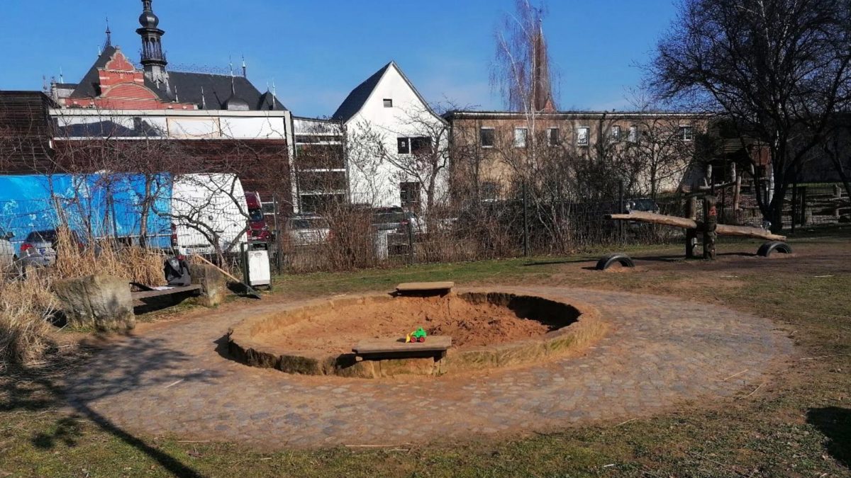 Der Spielplatz an der Konkordienstraße soll verschattet werden. Foto: Stadtverwaltung