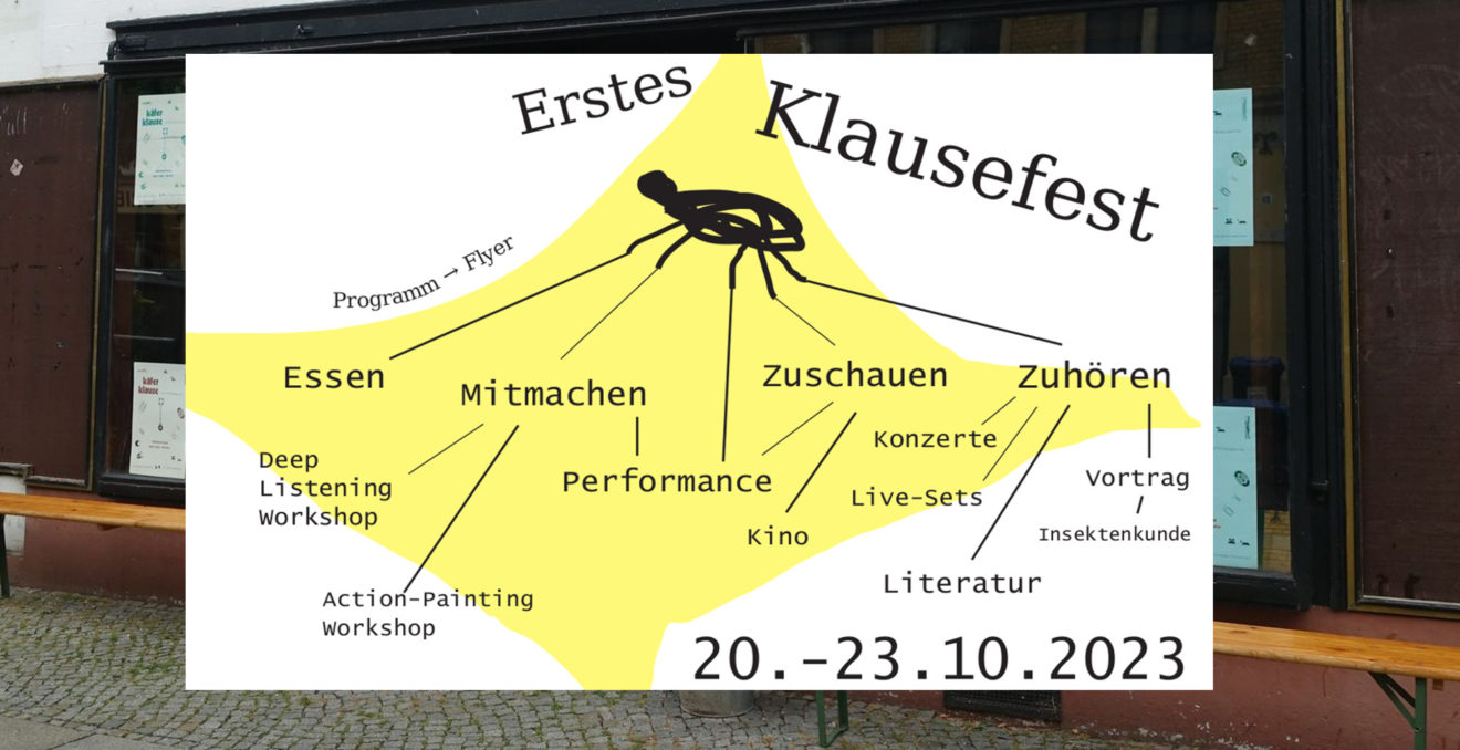 Vier Tage Klausefest in der Käferklause in der Oschatzer Straße 20