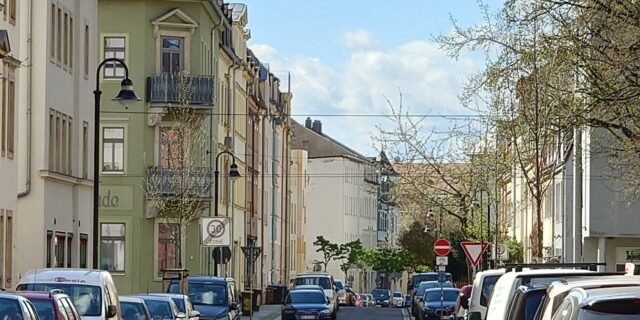 Ab 15. April gesperrt: Die Torgauer Straße. Foto: J. Frintert