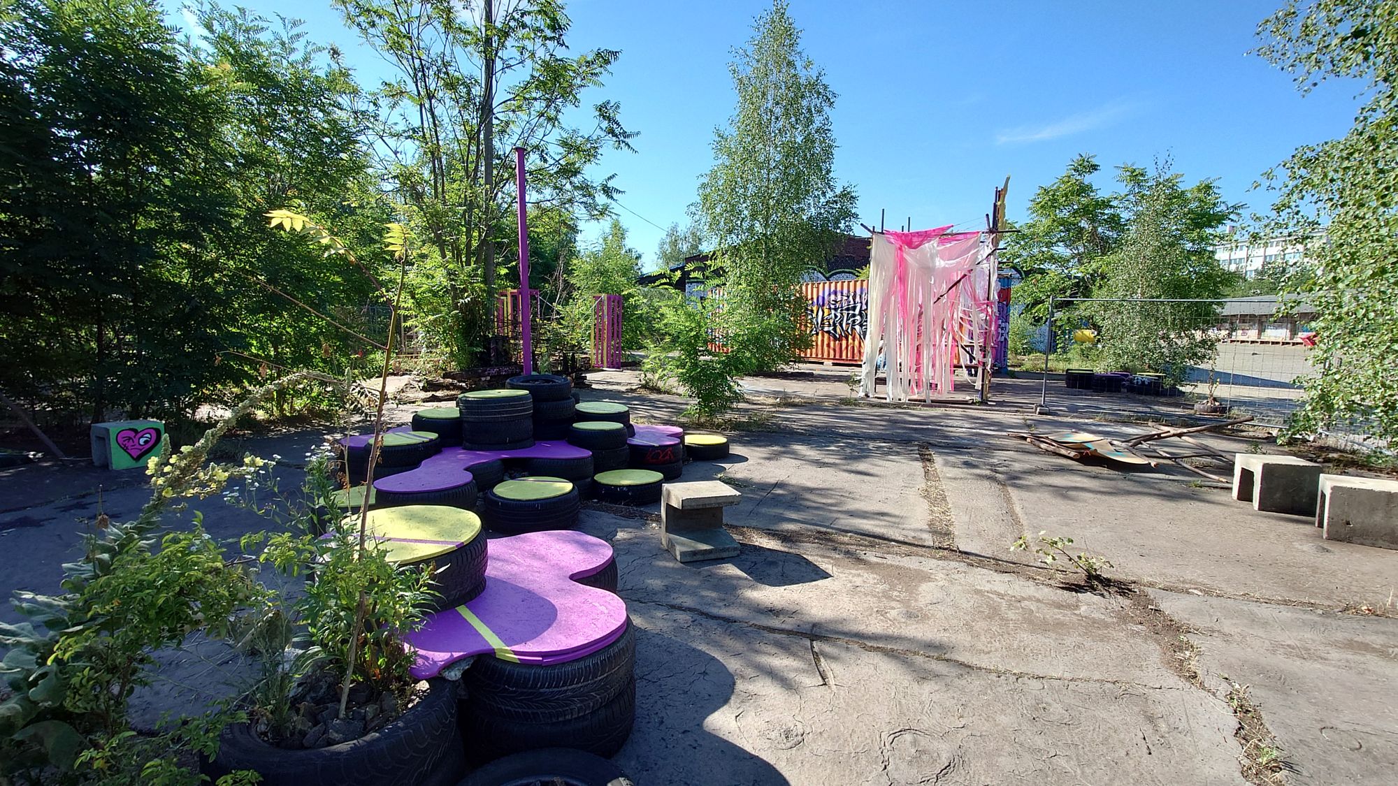 Ein Spielplatz der besonderen Art für Jugendliche. Foto: J. Frintert
