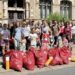 Bei der letzten Aktion im August haben mehr als 100 Leute mitgemacht und mehr als 100 Kilo kleinteiligen Müll und rund 2.000 Zigarettenkippen eingesammelt. Foto: IG Schöner Pieschen