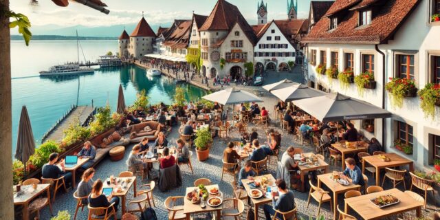 Café in Konstanz - Visualisierung: KI