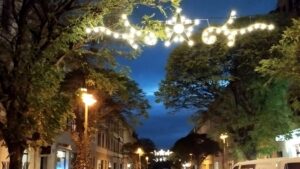 Weihnachtsbeleuchtung in Pieschen: schönes, teures Vergnügen Der Advent wirft sein Licht voraus.