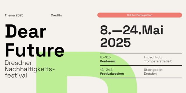 Zum Thema "Zukunft in Arbeit" wird es beim Dear Future Festival dieses Jahr viele Beiträge aus dem Bereich Kultur, Bildung, Soziales, Verwaltung und mehr geben. Quelle: Dear Future Festival