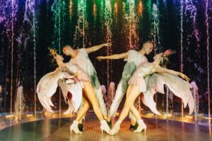Buntes Akrobatikprogramm rund ums Thema "Wasser" gibt es im März zu sehen. Foto: Zirkus Waterland