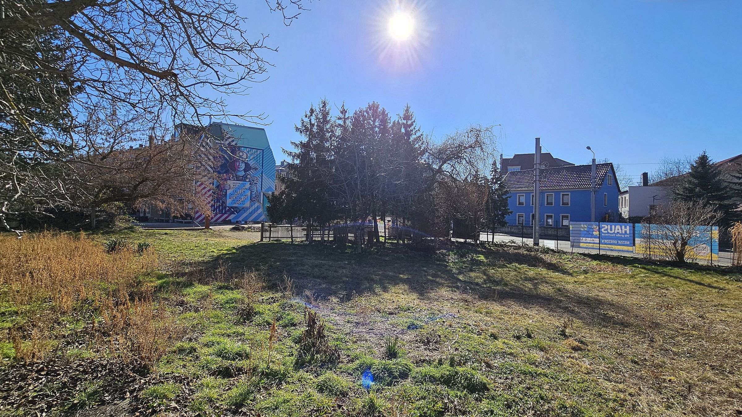 Der Bereich hin zur Pettenkofer Straße soll nicht komplett zugebaut werden. Foto: J. Frintert