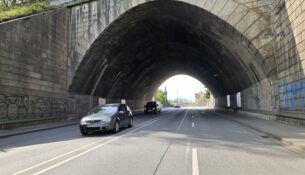 Auf dem Flügelweg soll eine Umweltspur für Busse und Radfahrer eingerichtet werden. Foto: J. Frintert