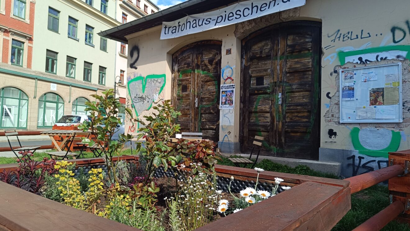Treffpunkt: Trafohaus in Pieschen