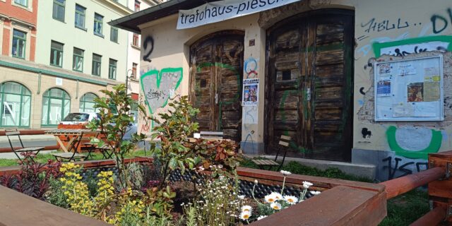 Treffpunkt: Trafohaus in Pieschen