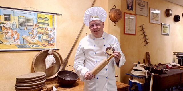Der Bäckermeister Matthias Walther hat die erste "Kexerei" im Jahr 2009 eröffnet.