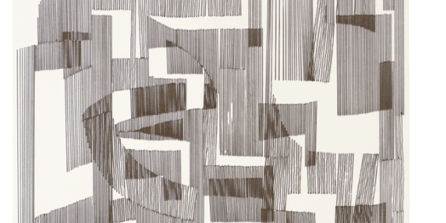 Claudia Kleiner: dfm (24.05) - Tintenstift/Papier, 30x21 cm, 2024. Foto: Claudia Kleiner
