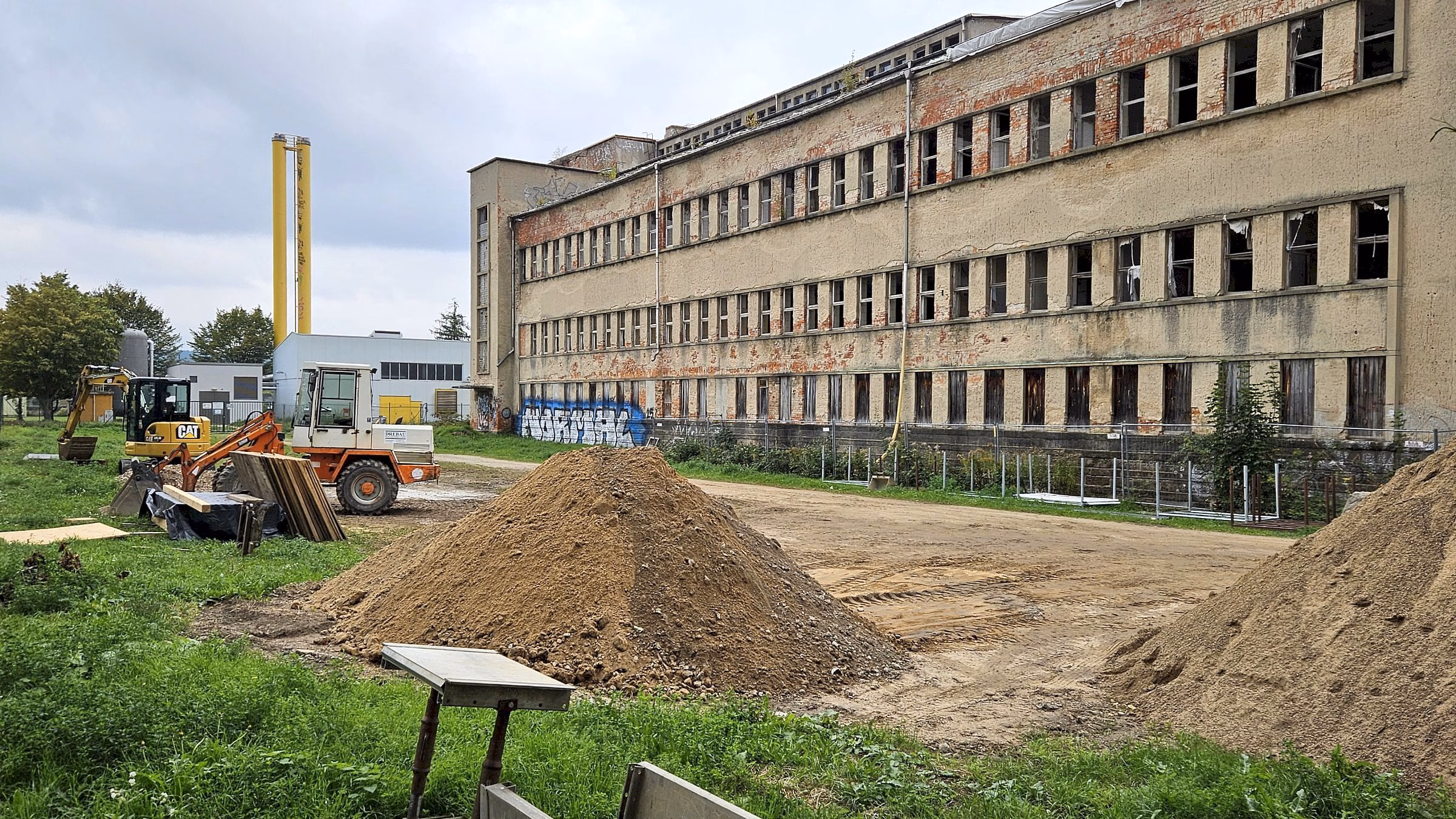 Die Ruine des alten Sachsenbades an der Wurzener Straße - Foto: J. Frintert