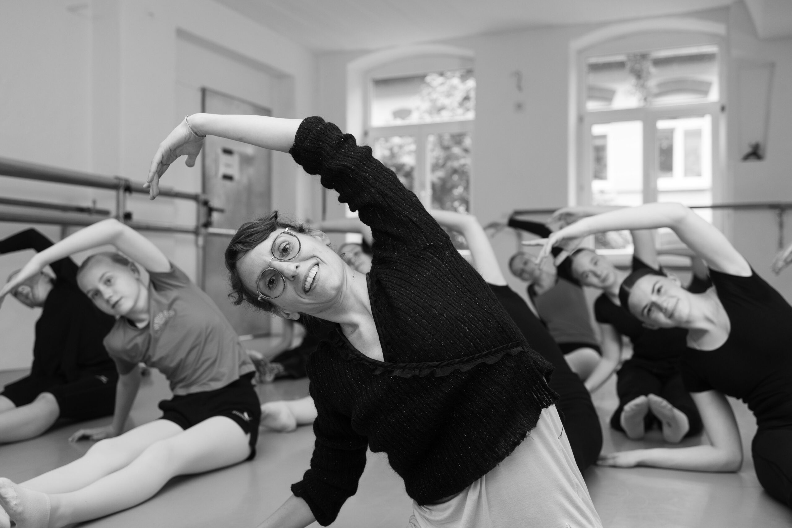 Cencetti lehrt neben Ausdruckstanz und Ballett auch Tanztechnik, damit 