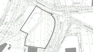 Um dieses Gelände handelt es sich. Auszug aus dem Bebauungsplan Nr. 3063