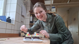 Voller Vorfreude: Josephine Jachmann ist erst 20 Jahre alt, hat aber bereits ihren Künditormeister gemacht und übernimmt die Pieschener "Feinbäckerei Schnabel". Foto: J. Gawlik