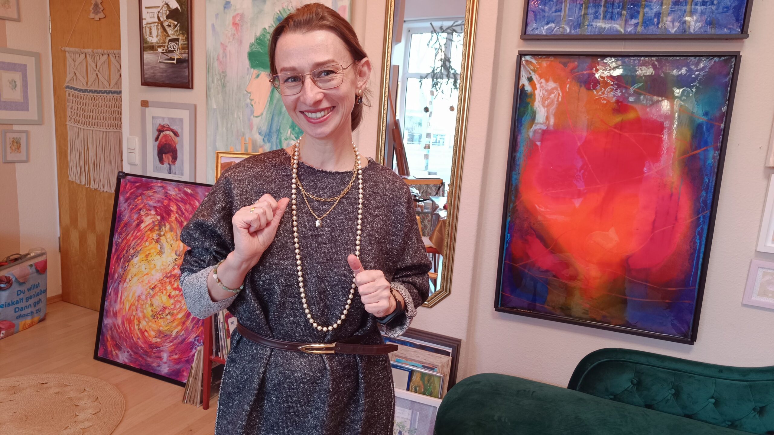 Farbe und Lebensfreude im Atelier von Svetlana Petrasch - Pieschen-Aktuell