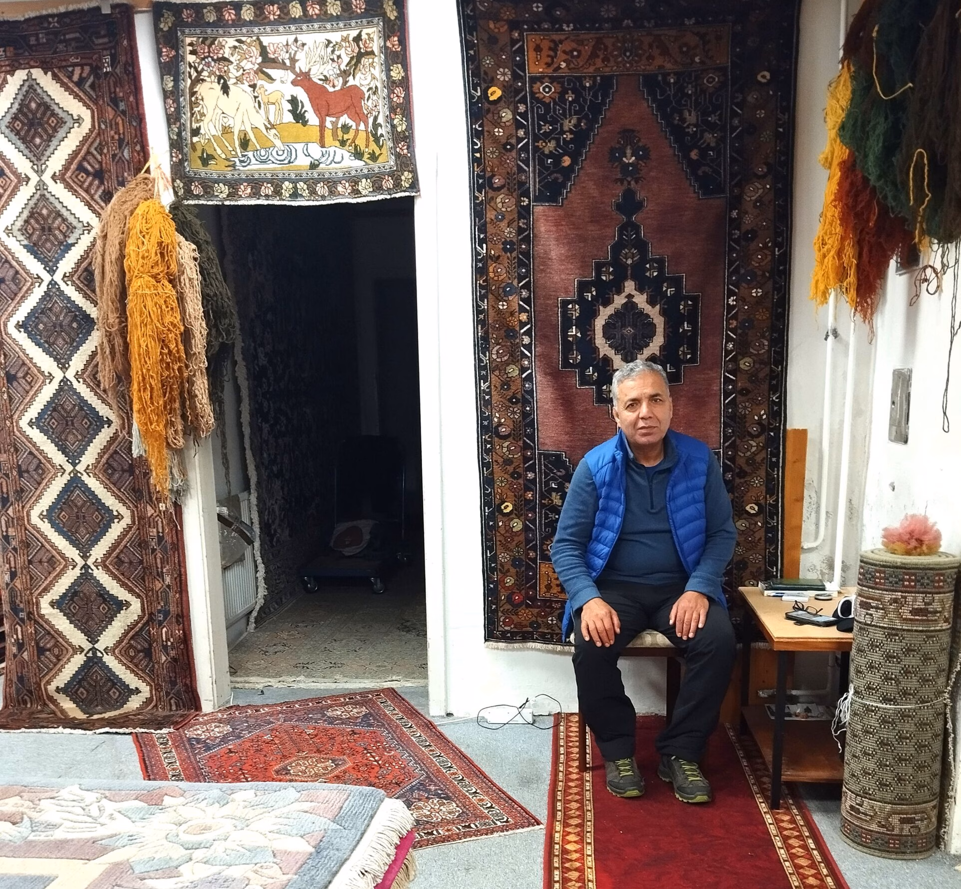 Im Orientteppichhaus auf der Oschatzer Straße. Foto: S. Reichel