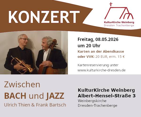 Bach und Jazz in der KulturKirche Weinberg